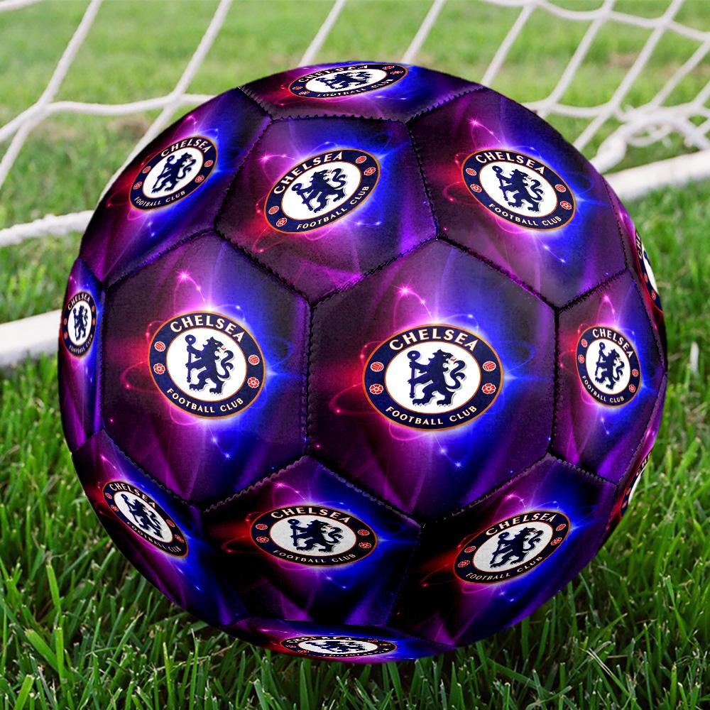 Chel-sea Fc Printed Size 5 Soccer Balls, High-Quality, Anti-Slip, Protective Football, A Unique Gift , Birthdays, Christmas Gifts