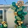 99pcs Balloons Garland Arch Kit with Green Gold Balloons for Engagement Wedding Birthday Baby Shower Gender Reveal Decor