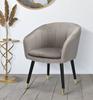 Parmchair Paris Grey Gold Cm 62X58X78