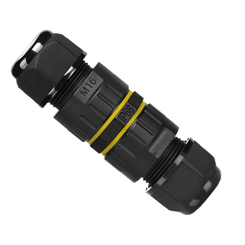 1Pcs Outdoor 2 Way Electrical Cable Wire Connector For Wiring Accessories M16 M20 M25 2/3/4/5/6Pin Ip68 Waterproof Junction Box