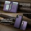 Für Samsung Galaxy S24 Ultra Hülle Abnehmbar 2 in 1 Leder Geldbörse Handyhülle Magnetische Hülle