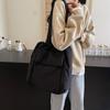 Unique Single Shoulder Cord Bag for Ladies  High Capacity  Leisure Time  3D Pocket  Versatile Bag  Simple  Solid Color  New