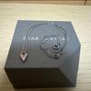 Used STAR JEWELRY Star Jewelry Heart Necklace Silver SV925