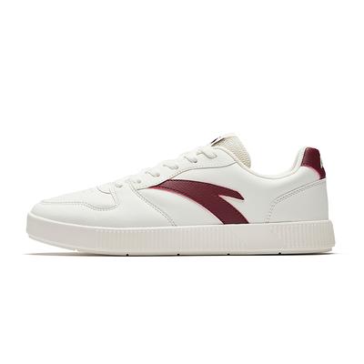Casual Sports Urban Commuting Trendy Versatile Training Non-Slip Durable Skate Shoes Men Sneakers Ivory-White Crimson-Red 912538042-3