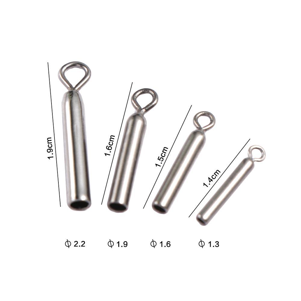 Connect Fishing Line Fixed Tube 360 Degree Fishing Copper Tube  for Outdoor Fishing