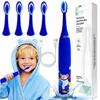 Sonic Toothbrush For Children, Electric, 4 Heads, Waterproof