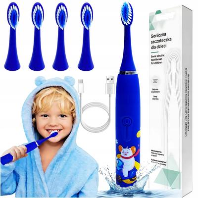 Sonic Toothbrush For Children, Electric, 4 Heads, Waterproof
