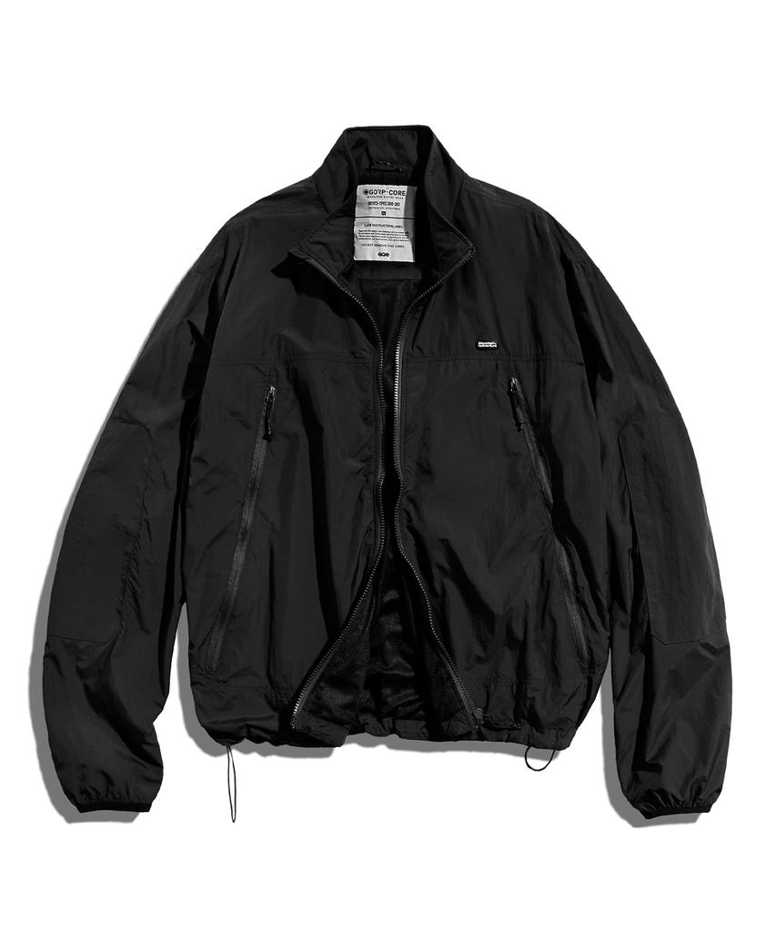 Fluke Aqe Light Hand Cover Windbreaker Jacket Black Fjk134