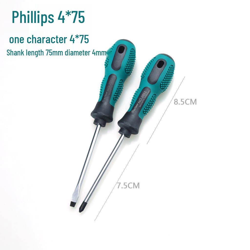 Stubby Double-Ended Phillips/Slotted Screwdriver, Extra Durable.