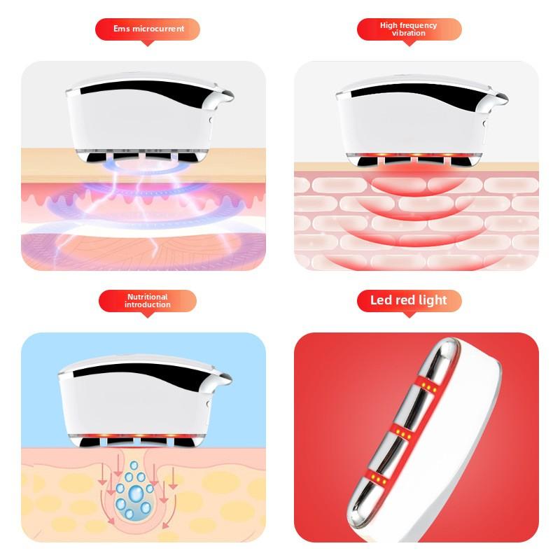 Facial Massage Introducer Essential Oil Lifting Warm Pick Up Stick Household EMS Microcurrent Sand Scraping Board