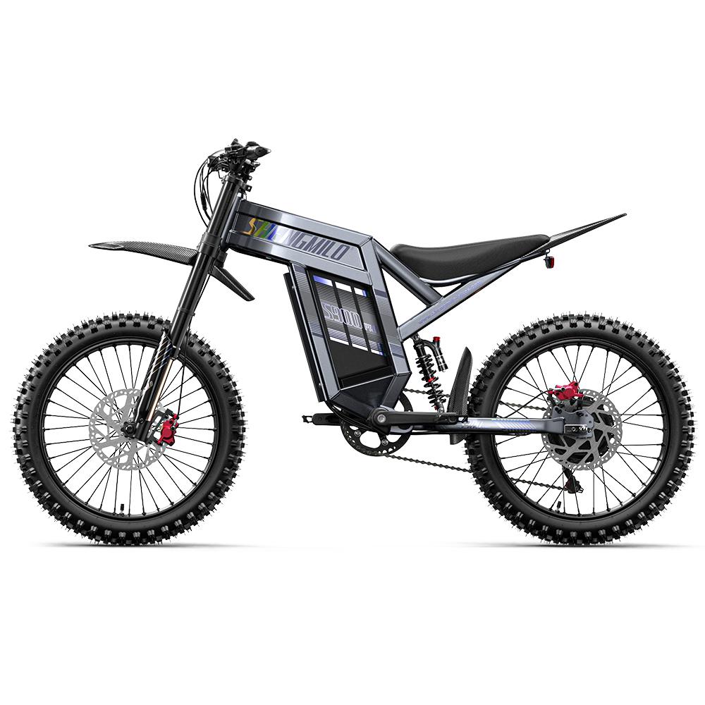 Shengmilo S900 Pro 2026 New Model All-Terrain Electric Bicycle 100KM Range 60V35AH Battery 3000W High Power 65KM/H Speed E-Mountian Bike