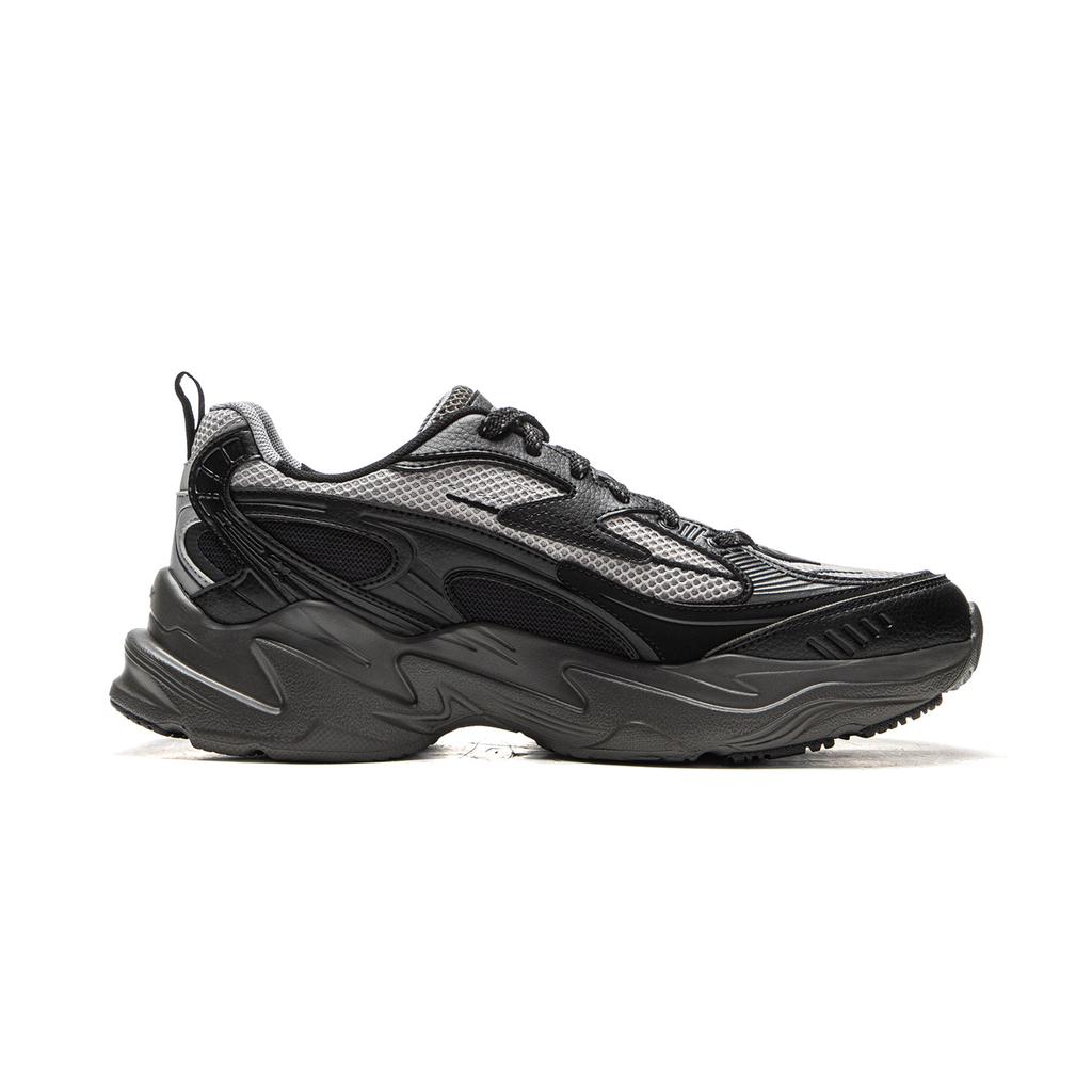 New LiNing Meteor Cushioning, Slip Resistant, Abrasion Resistant Support Low Top Casual Shoes Men's Black AGCV357-3