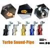 Aluminum Alloy Universal Turbos Sound Exhaust Muffler Pipe Whistle Car Roars Maker
