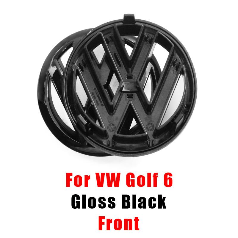 Golf 7 7.5 MK7 MK7.5 GTI 2026 Hot For VOLKSWAGEN VW VW 135mm Car Front Grille Badge and 110mm Rear Trunk Emblem Lid Logo Accesso