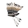 Feathered Indian Chief Party Costume Headdress