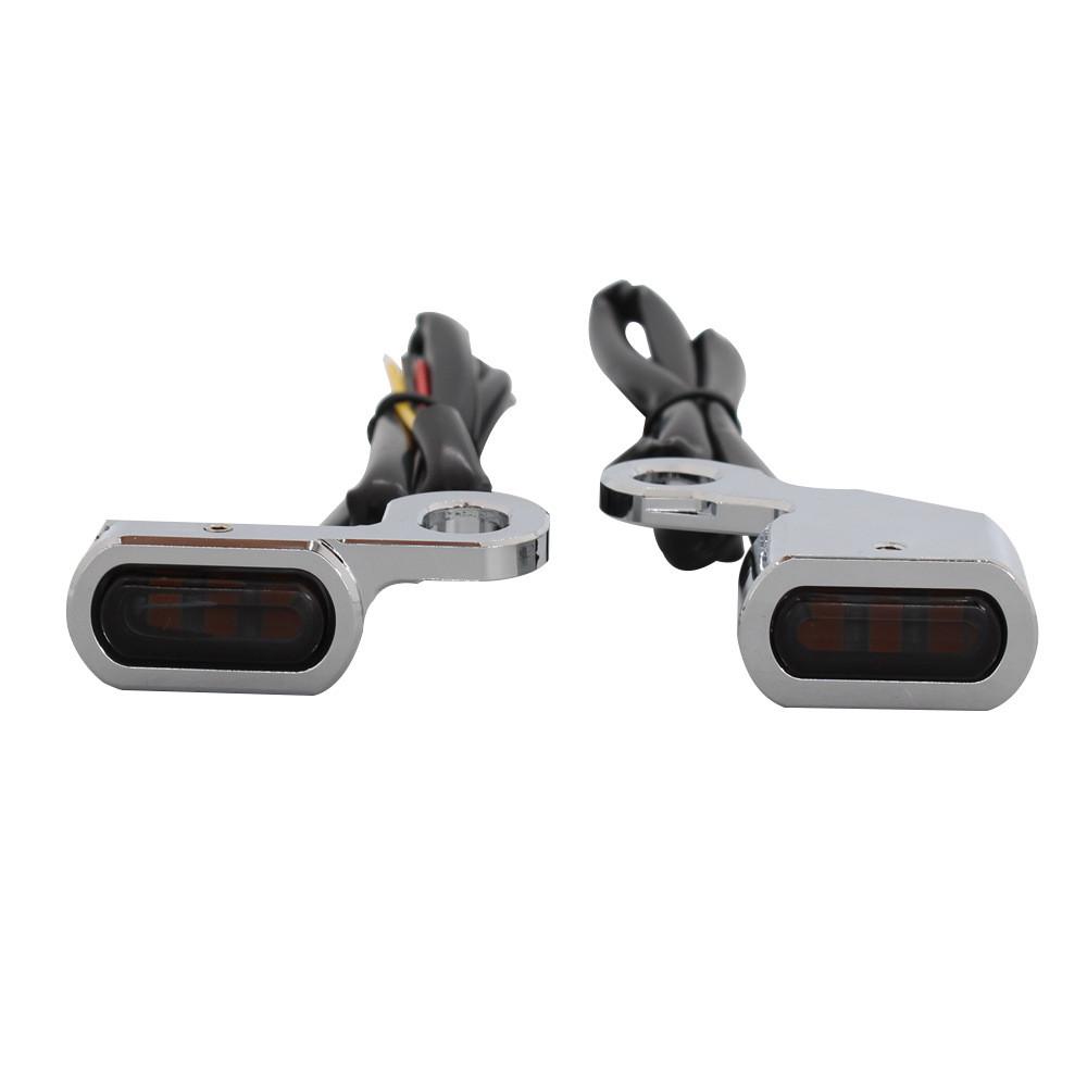 Versatile Front Turn Signal Lights For Harley Softail 00 To 14 With Multiple Color Options