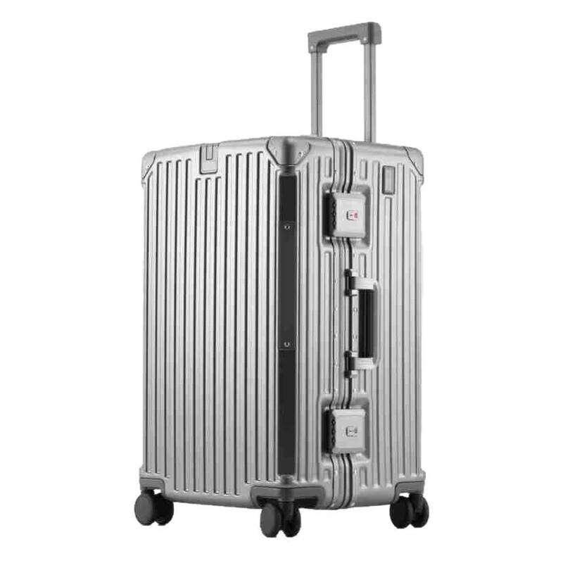 Aluminum Frame USB Charging Trolley Luggage