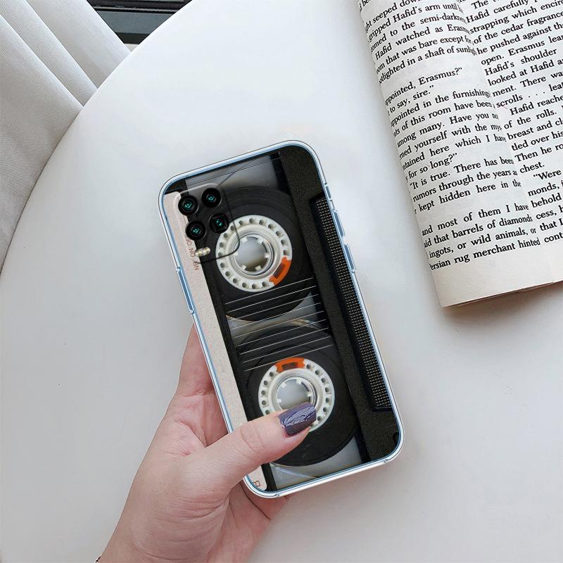 RP9 Boombox Tape Vintage Transparent Phone Case for Samsung Galaxy A04 A04S A14 A23 A34 A54 M23 M33 M52 M53