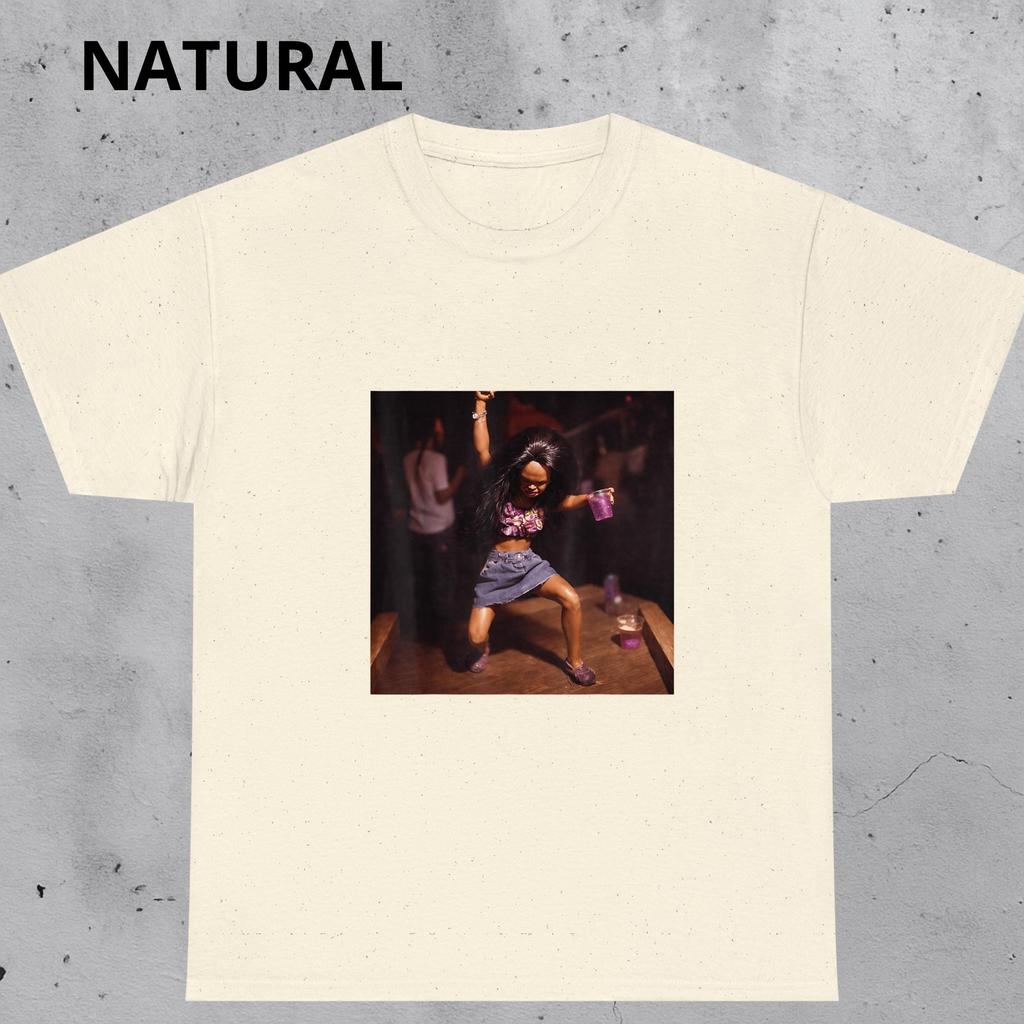 Vintage Party Fashion Doll Meme Graphic T Shirt Unisex Y2k Retro Club Dance Print Unisex Oversized Cotton Streetwear Tees