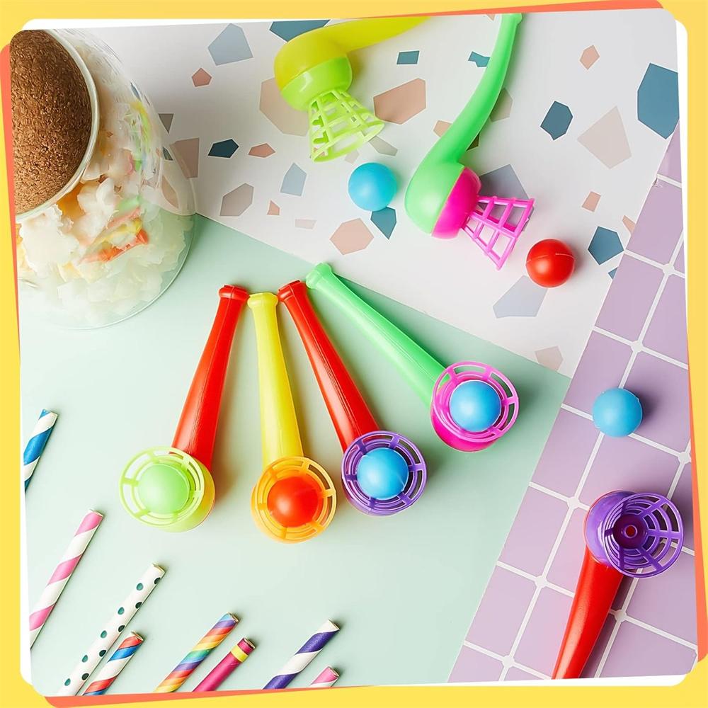 2/4/8 Stück schwebende Blasball-Spielzeug – Stressabbau & Gleichgewichtsspiel für Kinder, Mitgebsel für Geburtstagsfeiern, Kunststoffrohrbälle Geschenkset