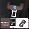 Valve Stems Caps Car Seat Belt Buckle Protector Scratch Resistant Accessories For Volkswagen VW Golf 4 5 6 7 Polo Jetta Sagitar LB0