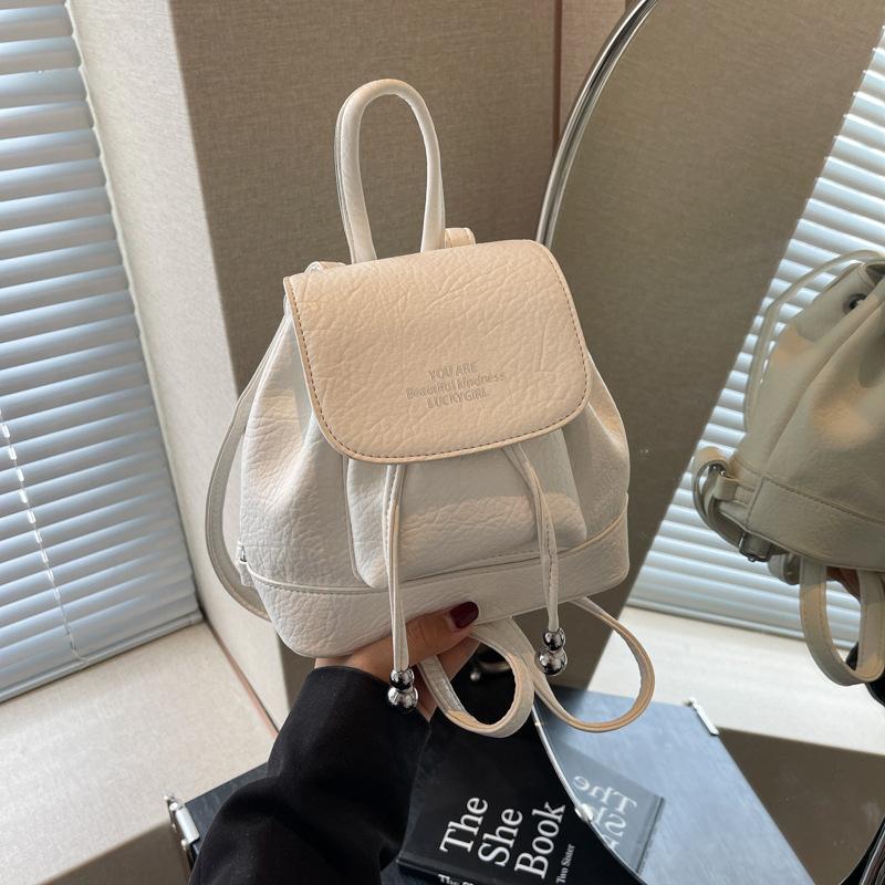 Fashion college student class backpack women's 2025 new versatile mini backpack going out travel bag schoolbag