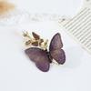 Embroidered Fabric Butterfly Brooch