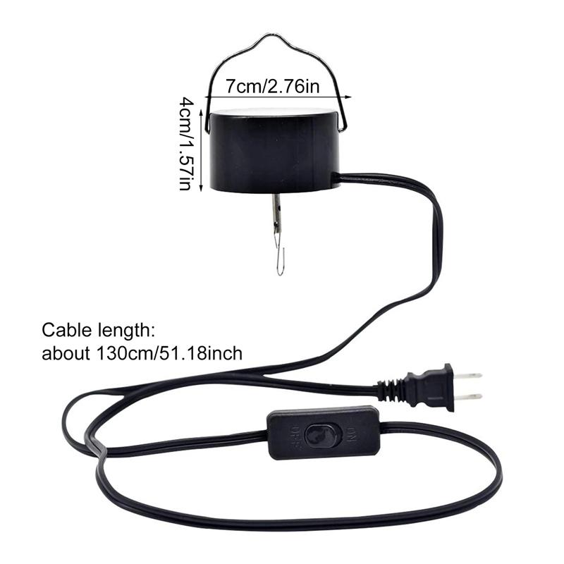 Moteur d'hélice à vent rotatif Premium-2X Pour carillon à vent Décoration suspendue Alimenté par électricité Présentoir suspendu Rotatif - Prise UE