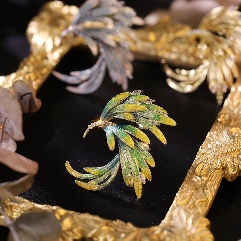 Senior brosjer blomst blad brosje pins for kvinner dress anheng mote brosjer smykker