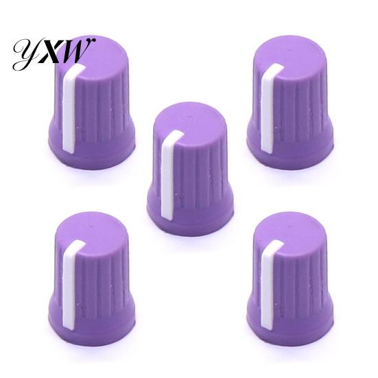 High-quality Rubber Knobs 5Pcs Universal EQ Rotary Knob Replacement Wear Resistant Caps Mini Size Simple Installation Equalizer Potentiometer