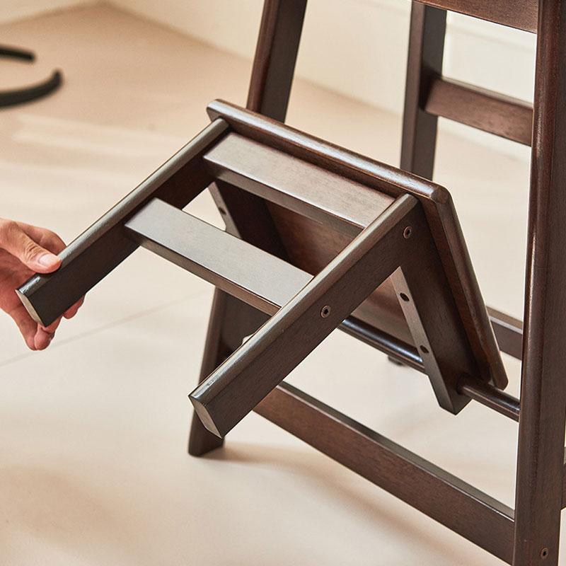 Solid Wood Step Stools Furniture Home Simple Easy Store Luxury Chair Hallway Ottoman Multifunctional Footrest Folding Stool