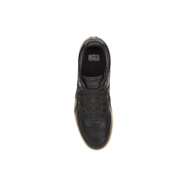 Asics GSM Black Leather Men Sneakers D7H1L-9090