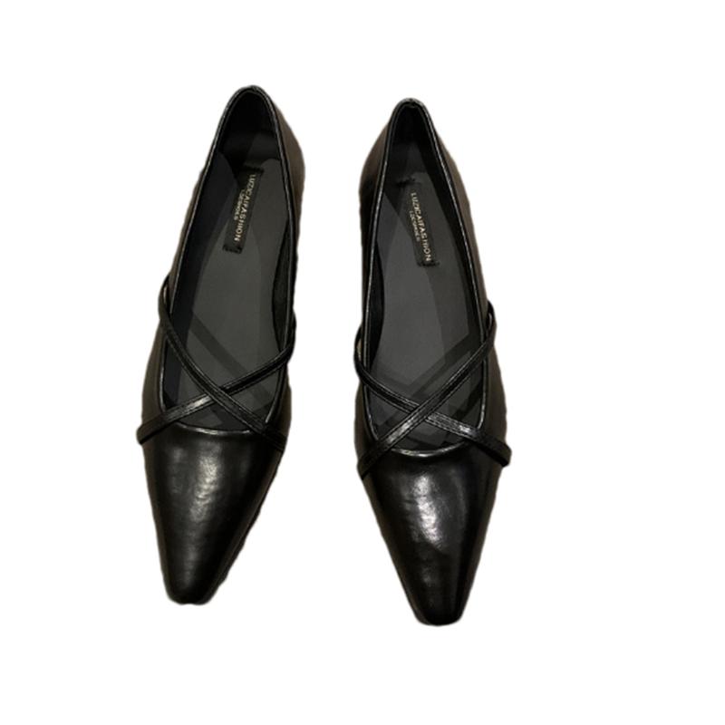 Pointed Toe Flats Shoes Women Fashion Shallow Sandals 2024 Walking Dress Shoes Casual New Fashion Cozy Autumn Sexy Mujer Zapatos