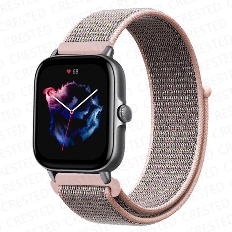 20mm 22mm Watch Band For Amazfit GTS/2/2e/4/3/mini GTR 4/2/3/Pro 47mm stratos 3 Nylon Bracelet pulseira correa Amazfit bip strap