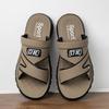 Bestellen Sie eine Nummer größer Sommer Trendy Stilvolle Outdoor-Hausschuhe Rutschfeste Verschleißfeste Strand Herrensandalen