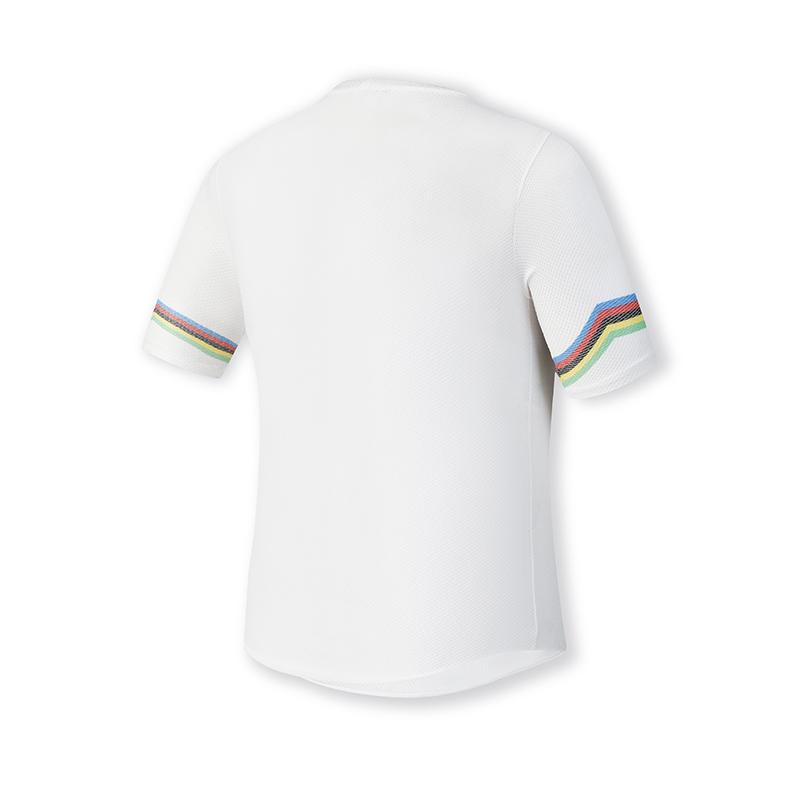 FILA Cycling Casual Sports Fashion Short Sleeve Regular T-Shirt Women Tops Jade-White A11W518104F-WT