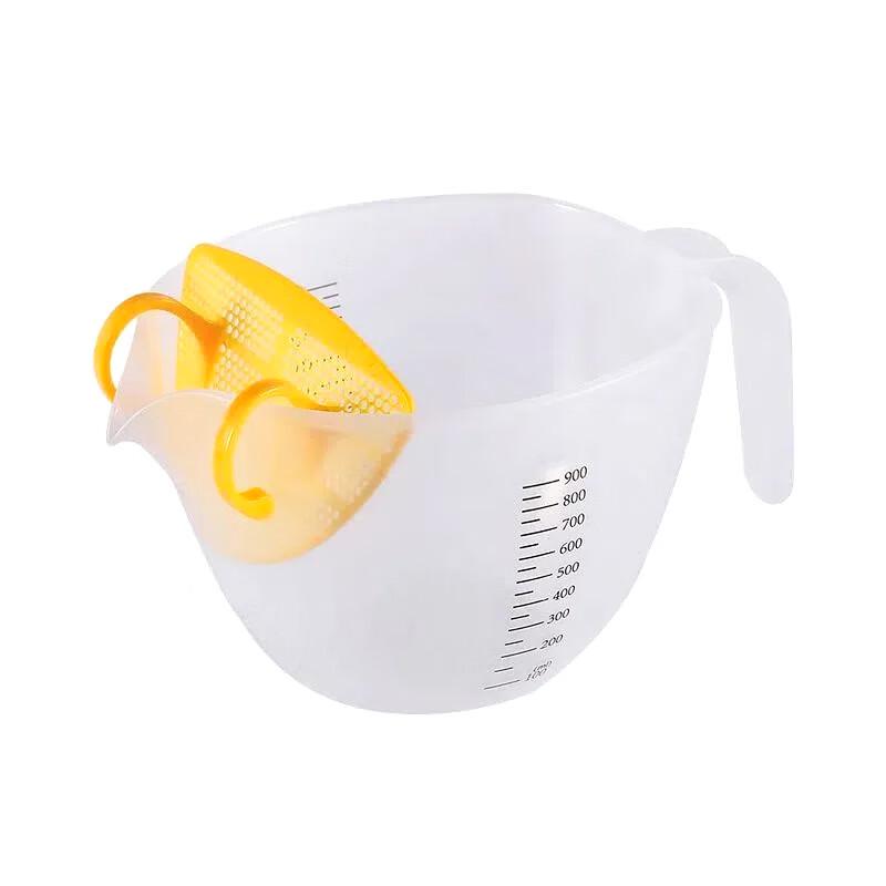 Chang Baosen 3-Piece Plastic Filter Measuring Cup Set