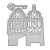 Lantern Shaped Box Frame Metal Silvery Stencil Embossing Cutting Dies For Diy Scrapbooking Paper Album Cards Making