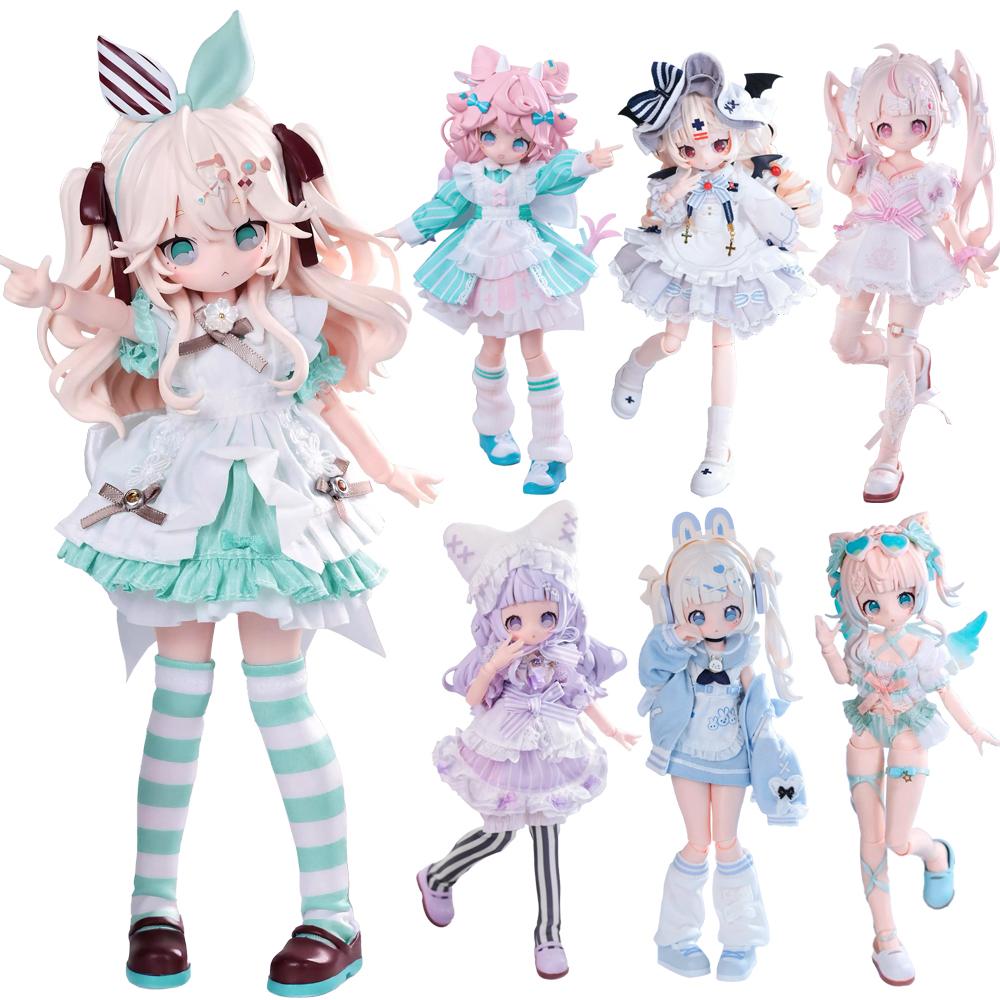 På Lager Wanmeng Sugary Girls 1/8Mjd Blind Box Bevegelig Dukke Actionfigur Dukke Trendy Leketøy Ornamenter Figur Søt Gutt Jente Gave