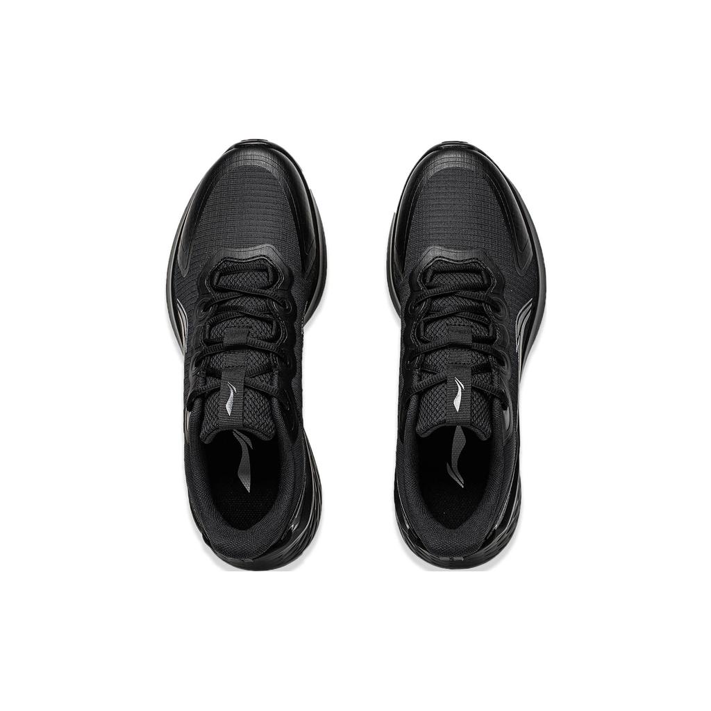 Li Ning Soft Slip Resistant Abrasion Resistant Low top Running Shoes Men's Black ARST047-5