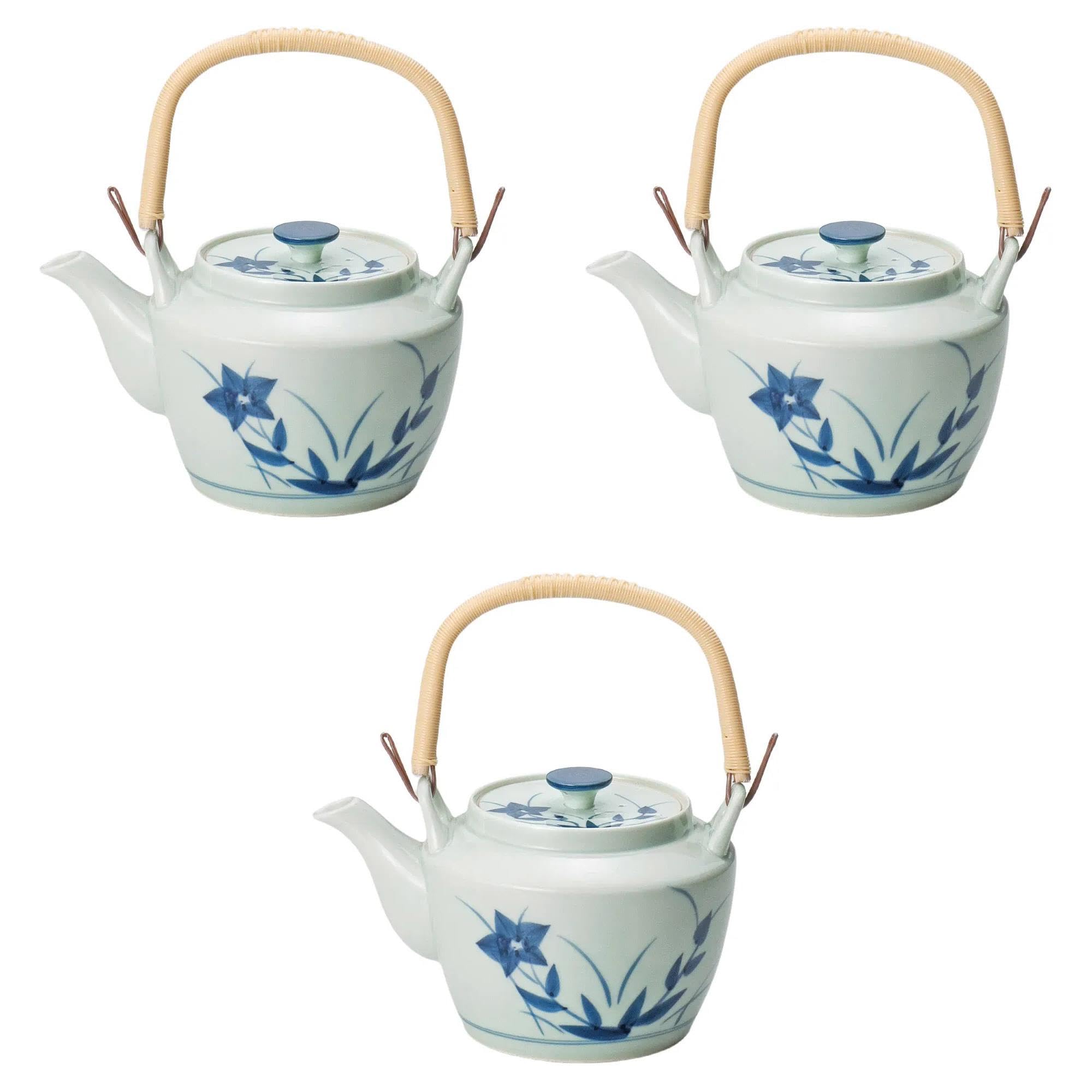 

Набор из 3 чайников Celadon Kikyo M8 чайники Арита фарфор Арита ware Setomonohonpo [15×13см 1400мл]