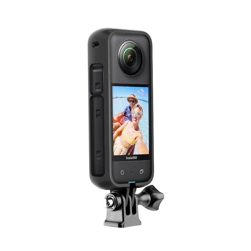 Suitable for Insta360 X3 camera accessories plastic protective frame, tempered film, PC lens protector