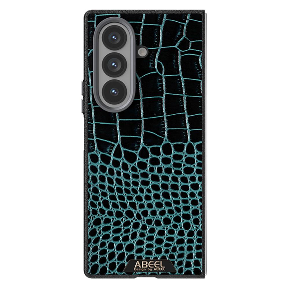 ABEEL For Samsung Galaxy Z Fold7 5G Case Compatible with MagSafe Crocodile Texture Micro-Embossing Back Cover