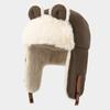 Soft Fluffy Ear Protection Hat Bear Ears Earmuffs Cap Fashion Warmth Cap  Women Men