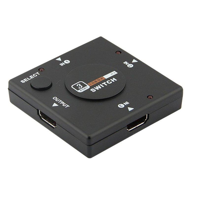 Mini HDMI-compatible Switcher 3 to 1 TV Switch Box 3 Way Selector 1080P 3 in 1 Out HDMI-compatible Splitter Dropshipping Hot