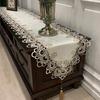 Lace Embroidered Table Runner Fabric Dining Table And Coffee Table TV Cabinet Shoe Cabinet Dust-Proof Towel Cloth