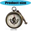 Precisions Metal Compasses with High and Low Temperature Resistance Portable Design for Camping Hiking Exploration