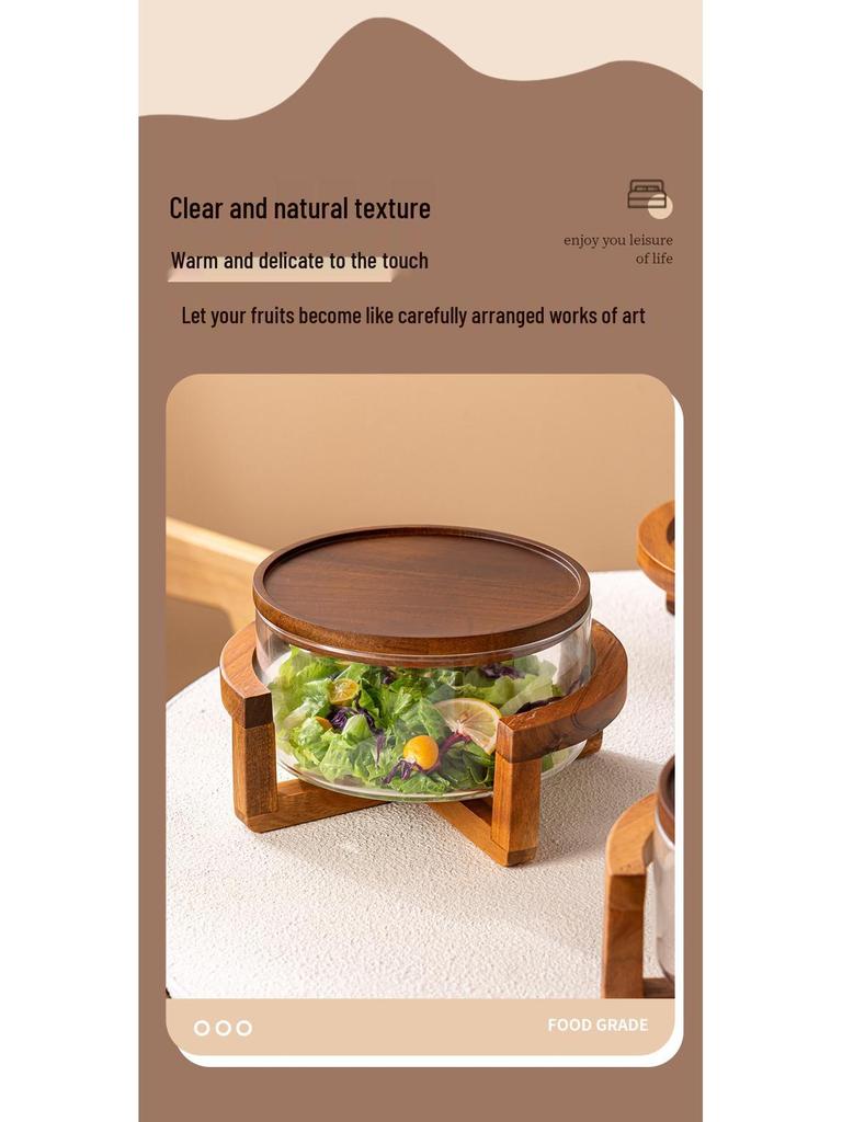 Japanese Glass Fruit & Salad Plate for Home