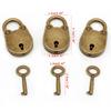 Vintage Old Antique Style Mini Archaize Padlocks Key Lock With Key (Lot Of 3)