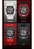 SANDA 7045 Men's Stylish Luminous Skeleton Quartz Wristwatch